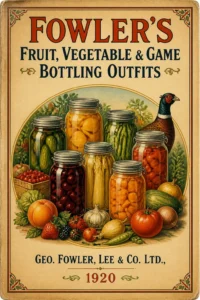 Fowler's Fruit, Vegetable & Game Bottling Outfits (1920)