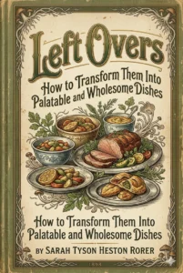 Left Overs: How to Transform Them Into Palatable and Wholesome Dishes