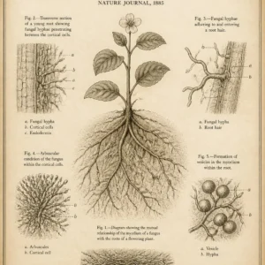 Symbiosis between Fungi and the Roots of Flowering Plants (1885) By Alfred W. Bennett