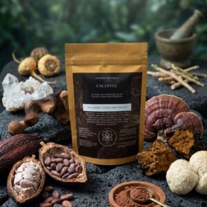 UnCoffee | Lion's Mane Cacao Adaptogenic Coffee Replacement: Guarana, Maca, Reishi, Chaga, Lion's Mane. Instant Herbal Coffee